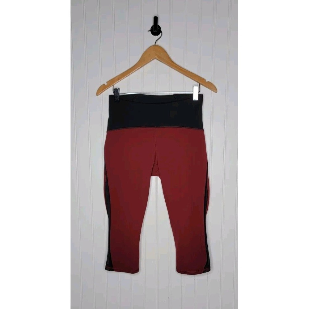 Lululemon Train Times Crop 17" Leggings Mid Rise Women's Size‎ 8